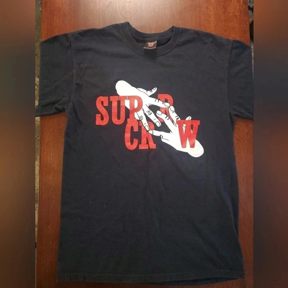 Y2K‎ Tragic Glory Clothing "Super Crew" Graphic T-Shirt Size Medium - Picture 1 of 6